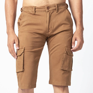 Fabricants de vêtements sur mesure, pantalons cargo en coton pour hommes, été, shorts de travail décontractés, randonnée, multi-poches, vente en gros OEM - Product Image 6
