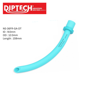 Excelente Tubo de Ventilación Nasal Ajustable con Brida NS-36FR-GA-DT, Estéril, Liso y Desechable - Product Image 1