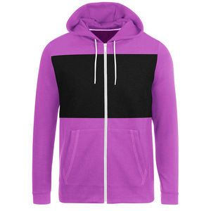 Sudaderas con Cremallera para Hombre, 100% Algodón, Transpirables, Casuales, Estilo Urbano, Cómodas para el Día a Día, Talla Grande - Product Image 1