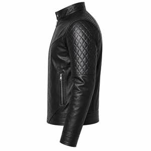 Veste en cuir véritable de qualité supérieure pour homme, vêtement d'extérieur de luxe en cuir véritable, doux, confortable, moderne, décontracté, à porter tous les jours - Product Image 4