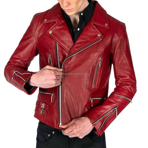 Wholesale Reasonable Price Motorbike Jacket <b>Top</b> Selling racing jersey Customized Logos Genuine Leather Motorbike Jacket - Product Image 3
