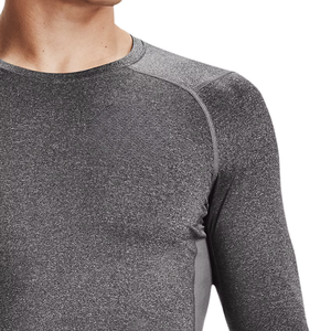 Camiseta de Compresión de Manga Larga para Hombre, Cuello Redondo, Secado Rápido, Poliéster, Corte Ajustado, para Entrenamiento, Personalizable, Fabricación OEM - Product Image 6