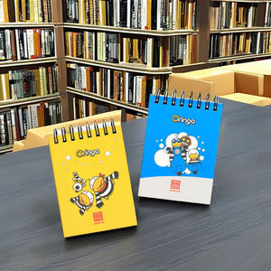 Cuaderno Oringa A7 de Tapa Dura Espiralada, Cubierta Laminada, Impresión Digital, Tamaño Compacto, Regla Transparente, Papel Ecológico Natural - Product Image 1