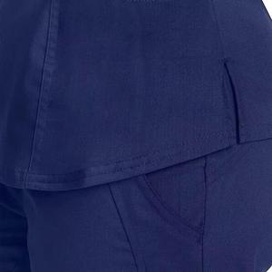 Ensemble d'uniformes médicaux unisexes tendance avec logo personnalisé, 2 pièces, hauts de blouse et pantalon de jogging, en tissu polyester Dobby - Product Image 6