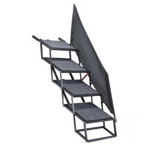 Scala per Animali Domestici Regolabile in Altezza, Accessorio Ecologico Semplice per Esterni, Realizzato in Poliestere Resistente per Conigli di Taglia Media, Rimovibile e Lavabile - Product Image 2