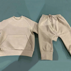 Conjunto Deportivo de Invierno para Niños, Cuello Redondo, 100% Algodón - Product Image 2