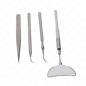 4Pcs Stainless Steel Eyelash Extension Tweezers & Lash Mirror Set Professional Precision Beauty <b>Tools</b> for Lash Artists - Product Image 4