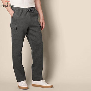 Canvas Straight-Lined Lightweight Breathable Sweatpants for Men Women Casual Sports <b>Trousers</b> <b>Drawstring</b> Custom Logo Wholesale - Product Image 2
