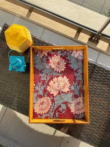 Meilleur plateau de service en bois d'acacia avec autocollant Meena, plateau décoratif artisanal pour le service de nourriture au restaurant par FWE - Product Image 6