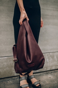 Sac fourre-tout vintage en cuir véritable pour femme, personnalisable, de marque célèbre, LTB-0108 - Product Image 5