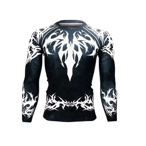 Maillot de bain une pièce respirant à manches longues pour hommes, séchage rapide, idéal pour la plage et le MMA, personnalisable en gros - Product Image 5