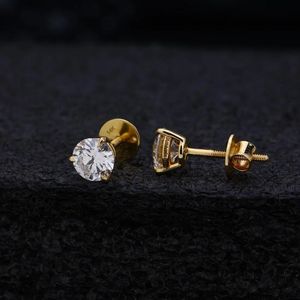 Pendientes Clásicos con Diamantes Cultivados en Laboratorio, Joyería Fina, Elegantes y Brillantes, Joyería de Moda Contemporánea - Product Image 3