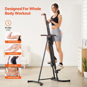 Climber Verticale Compatto per Allenamento Cardio a Corpo Intero, Stepper da Casa con Ampia Gamma di Pedate e Design Pieghevole - Product Image 2