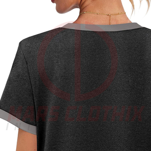 Camisetas de gimnasio de manga corta para mujer al mejor precio, proveedor directo de fábrica, ropa de calle, camiseta de gimnasio elegante para mujer adulta - Product Image 5