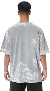 Unisex Custom Men's Street Acid Wash Oversized Vintage T-shirt 100% Cotton Breathable 230g Sizes - Product Image 2