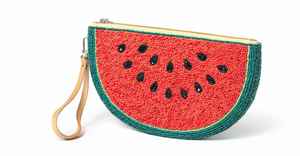 Pochette à perles faite main motif pastèque classique, trousse de maquillage, mini sac à main tendance pour femme, cadeau de fête - Product Image 2