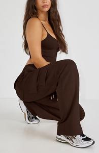 Pantalones cargo para mujer, pantalones deportivos personalizados con bolsillos, pantalones joggers para estar en casa, pantalones deportivos para hacer ejercicio, correr, pantalones deportivos para mujer - Product Image 3