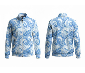 Custom Logo Full Zip Sublimation Jacket Supplier <b>Running</b> and Fitness Wear Warm Breathable Quick Dry | Sizes Men Women Youth - Product Image 5