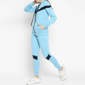 ชุดออกกำลังกายผู้หญิงคุณภาพสูง ผ้าโพลีเอสเตอร์ ซิปแบบพิเศษ ดีไซน์ 2 in 1 ระบายอากาศได้ดี เป็นมิตรกับสิ่งแวดล้อม รับสกรีนโลโก้ เหมาะสำหรับฤดูหนาว - Product Image 2