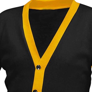 Logos brodés de qualité supérieure sur des pulls à col en V pour les sororités/fraternités/écoles/collèges/universités, logos sur des cardigans - Product Image 2