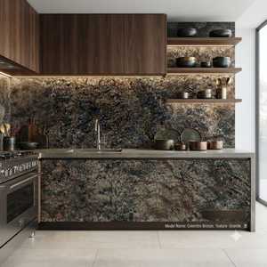 Colombo Bronze Waterproof Colombo Bronze <b>Granite</b> Thick <b>Slab</b> Durable Modern Countertop <b>Granite</b> Thin <b>Slab</b> Rustic Durable Counterto - Product Image 4