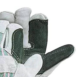 Gants de travail antidérapants avec logo personnalisé, 100% coton, protection des mains, longueur au poignet, en vente en ligne. - Product Image 6