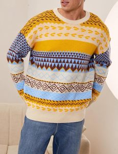<b>Men's</b> Premium Quality Knit Sweater Round Neck <b>Long</b> Sleeve Soft Stretch Pullover Warm Comfortable Casual Winter Clothing - Product Image 4