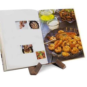 Support de rangement en bois durable pour recettes, menu de cuisine, présentoir de lecture pour bureau et maison - Product Image 5