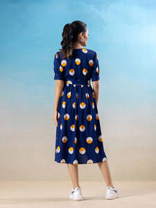 Vestido Midi Formal para Mujer, Diseño Elegante, Impresión Digital de Alta Calidad, Chifón Floral sin Mangas, Cintura Natural, Verano - Product Image 2