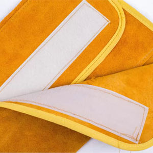 Protège-chaussures de soudage haute qualité résistants à la chaleur et aux flammes, en cuir de vachette pleine fleur sur mesure - Product Image 2