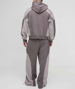 Wholesale Custom Printed Men's High Quality Winter Casual <b>Fleece</b> <b>Sweatshirts</b> & Sweatpants Tracksuits 100% Cotton Regular Fit - Product Image 4