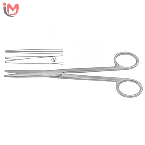 กรรไกรผ่าตัดคุณภาพสูง 18 ซม. ยี่ห้อ Mayo รุ่น Metzenbaum ใบมีดตรงและใบมีดหยัก OEM - Product Image 3