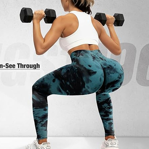 Women Compression Fitness <b>Leggings</b> <b>Seamless</b> High Waist Yoga Workout Running Gym Training Activewear - Product Image 2