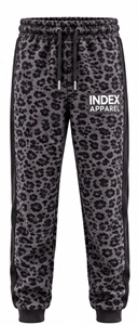 Index Apparel Tracksuit Set <b>Leopard</b> <b>Print</b> Full Zip <b>Hoodie</b> Jogging Pants Breathable Casual Wear Autumn Outfit - Product Image 4