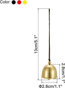 Campanas de Templo Colgantes, Campanas de Viento de Metal Retro Redondas para Exteriores, Estilo Chino, para Jardín, Balcón, Patio, Camping, Decoración del Hogar - Product Image 5
