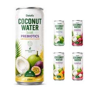 น้ำมะพร้าวเข้มข้นผสมพรีไบโอติก 330 มล. 100% ธรรมชาติเพื่อสุขภาพ ผลิตในเวียดนาม รสแตงโม น้ำผลไม้ผสม  ขายดีที่สุด รับผลิตแบบ OEM - Product Image 2