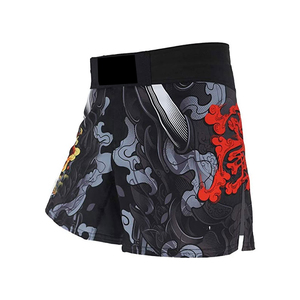 Customizable MMA <b>Grappling</b> Fight Wear <b>Shorts</b> Stretchable Fabric Sublimation Quick Dry Breathable Spandex/Polyester MMA <b>Shorts</b> - Product Image 1