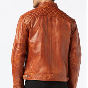 Chaqueta Bomber Icon Edición USA Personalizada para Hombre, Chaqueta de Vuelo Americana, Chaqueta de Cuero Genuino Negra - Product Image 2