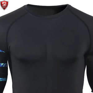 Unisex <b>Long</b> <b>Sleeve</b> <b>Compression</b> <b>Shirt</b> Crew Neck Sublimation Printed Quick Dry Breathable Full <b>Sleeve</b> Sports Body - Product Image 5