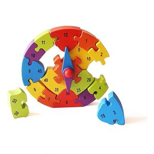 Rompecabezas 3D de Madera Shumee, Juguete Educativo para el Aprendizaje Temprano, Reloj de Madera, Juguete Cognitivo para Niños - Product Image 2