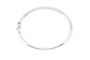 Minimalist Rose Gold Plated Bangle Bracelet Unisex Everyday Wear Smooth Round Design - Product Image 3