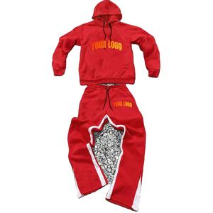 Chándal acampanado para hombre de nueva moda con tarifa barata OEM, chándal acampanado para hombre de tendencia superior con logotipo personalizado de calidad superior con peso ligero - Product Image 1