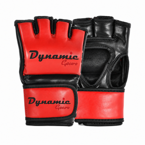 Guantes de MMA de Cuero de Alta Calidad al por Mayor, Medios Dedos, para Entrenamiento de Boxeo, Ligeros y Transpirables - Product Image 3