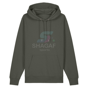 Sweat à capuche streetwear épais de haute qualité, personnalisable avec logo imprimé, design uni, en polaire pour homme, idéal pour l'hiver - Product Image 3