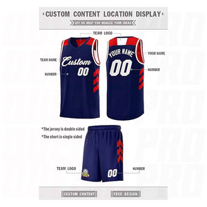 Nuevos Conjuntos de Uniformes de Baloncesto Sublimados Personalizados para Adultos, Ropa Deportiva Sublimada Transpirable de Secado Rápido que Absorbe la Humedad - Product Image 2
