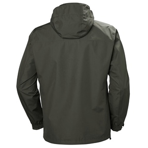Men Solid Stand Collar <b>Waterproof</b> Hiking Jacket with Full Zip Front Logo Polyester Soft Shell Outdoor Travelwear OEM - Product Image 3