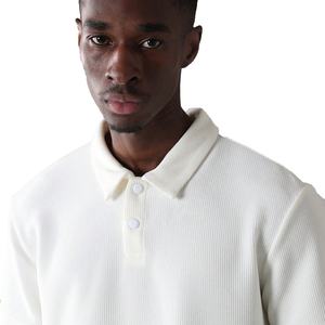 Venta al por mayor de camisas personalizadas de polo y golf para hombre, camisetas elegantes informales de gran tamaño con patrón sólido, venta al por mayor de camisetas personalizadas de Polo y golf para hombre - Product Image 3