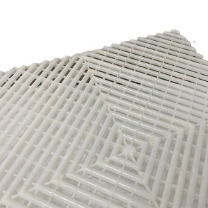 Dalles de sol de garage en plastique emboîtables, revêtement de sol en vinyle pour maison et bureau, PVC noir pour sol de garage intérieur - Product Image 1
