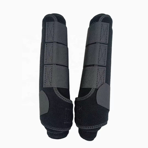 Protège-tendons en maille premium pour chevaux, légers et respirants, avec coque de protection robuste pour un confort optimal lors de la pratique quotidienne de l'équitation - Product Image 1