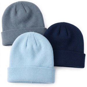 Wholesale Unisex Winter Warm 100% Acrylic <b>Beanie</b> with Cartoon & Bows Embroidery Custom Logo Option Outdoor Use - Product Image 2